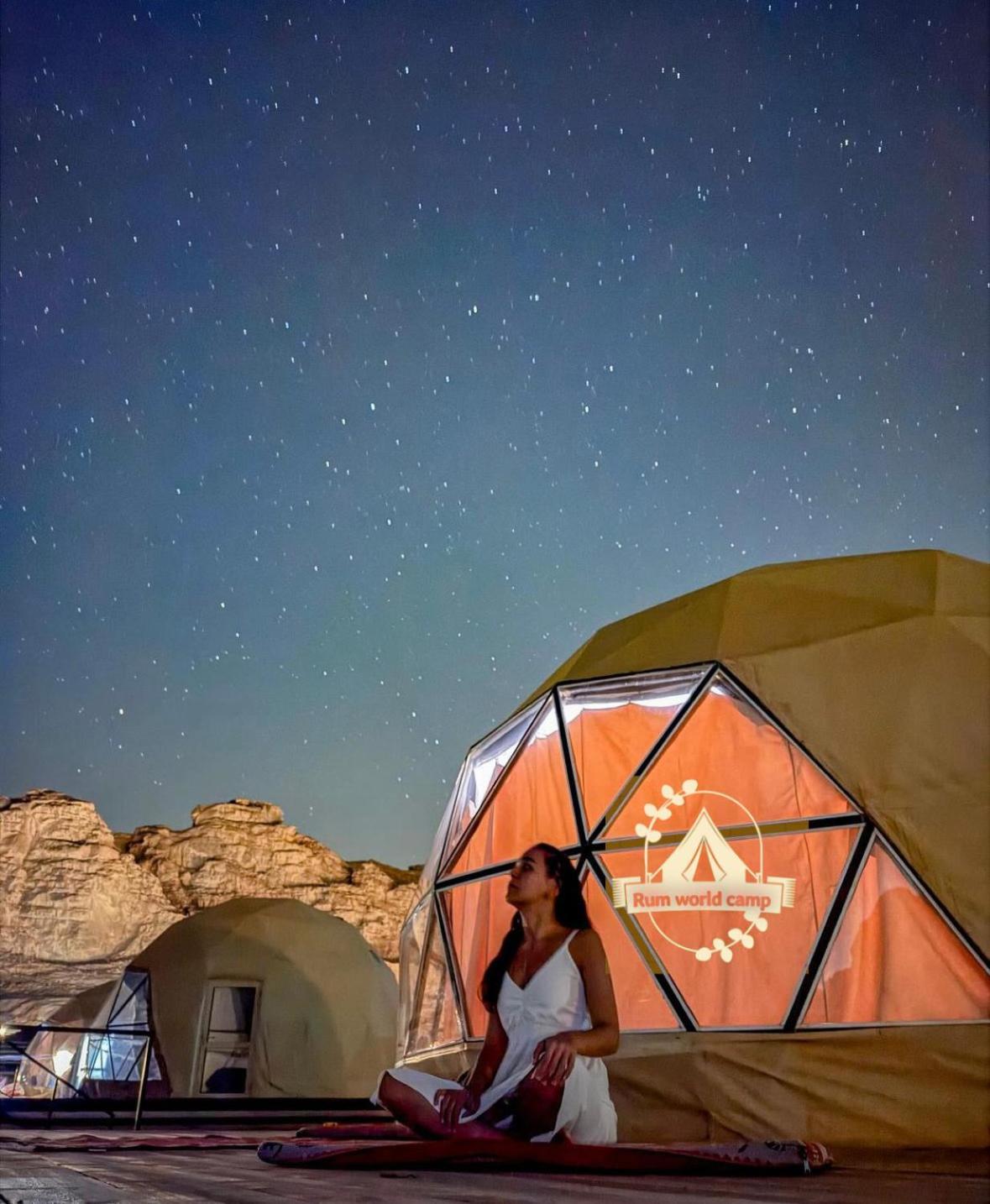 Rum World Bubble Luxury Camp Вади Рум Екстериор снимка