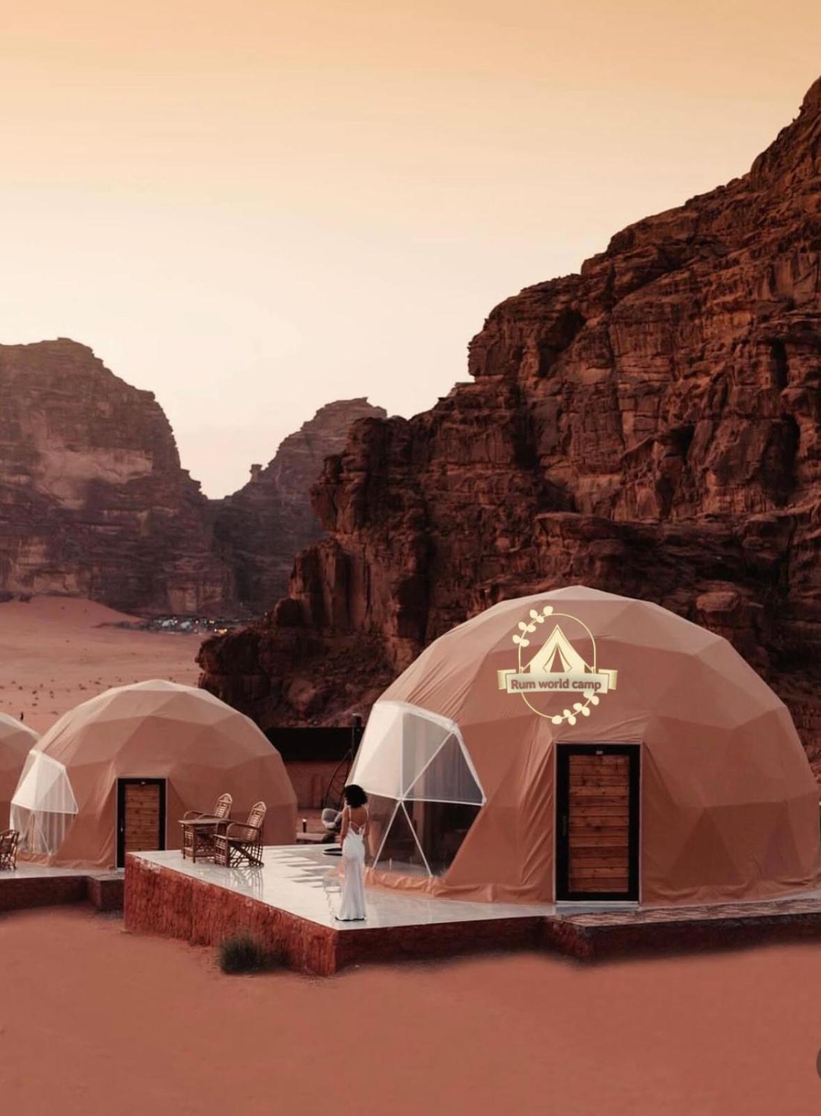 Rum World Bubble Luxury Camp Вади Рум Екстериор снимка