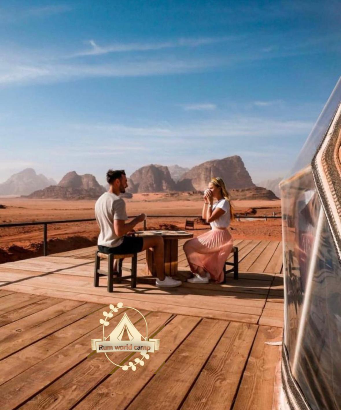 Rum World Bubble Luxury Camp Вади Рум Екстериор снимка