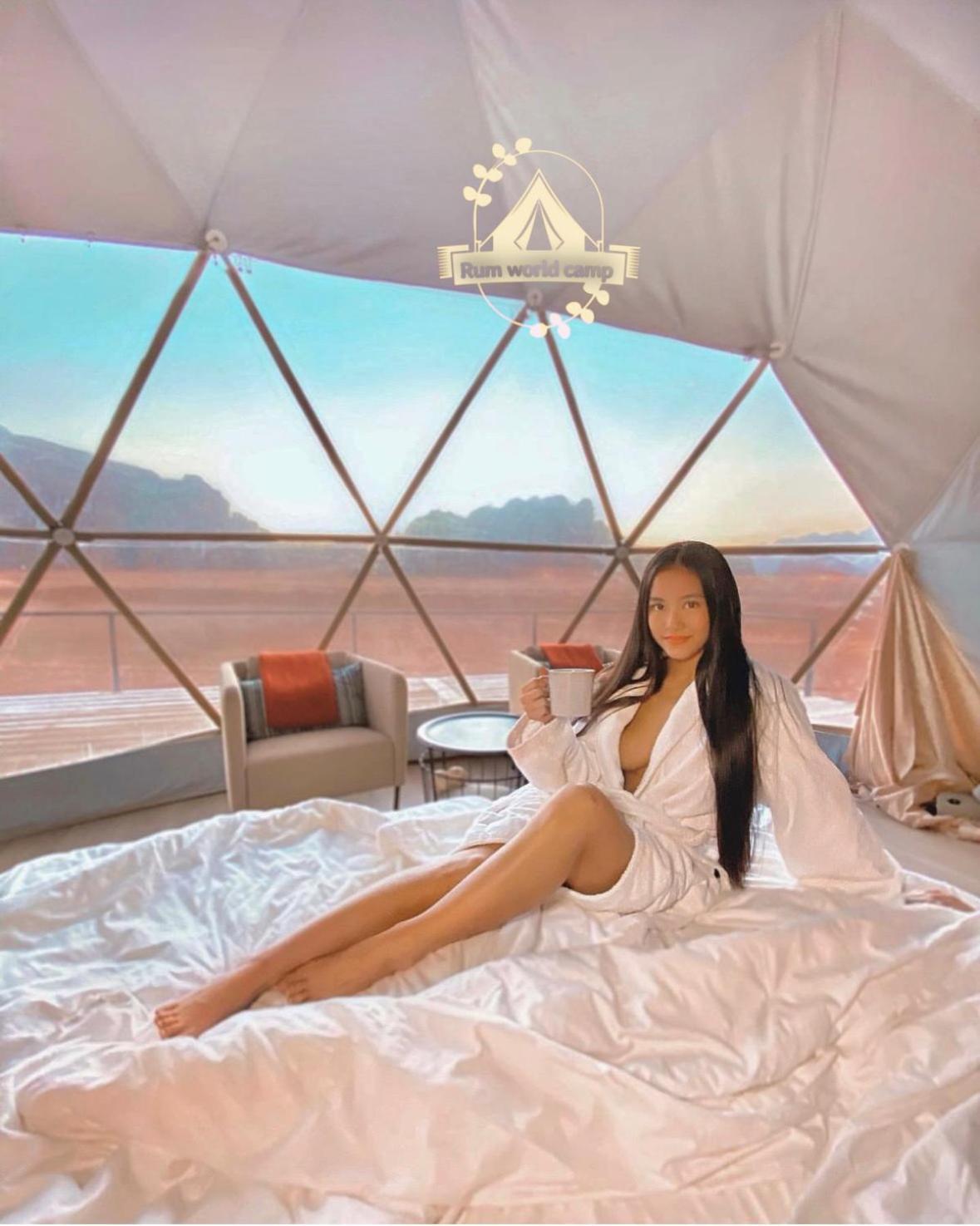 Rum World Bubble Luxury Camp Вади Рум Екстериор снимка