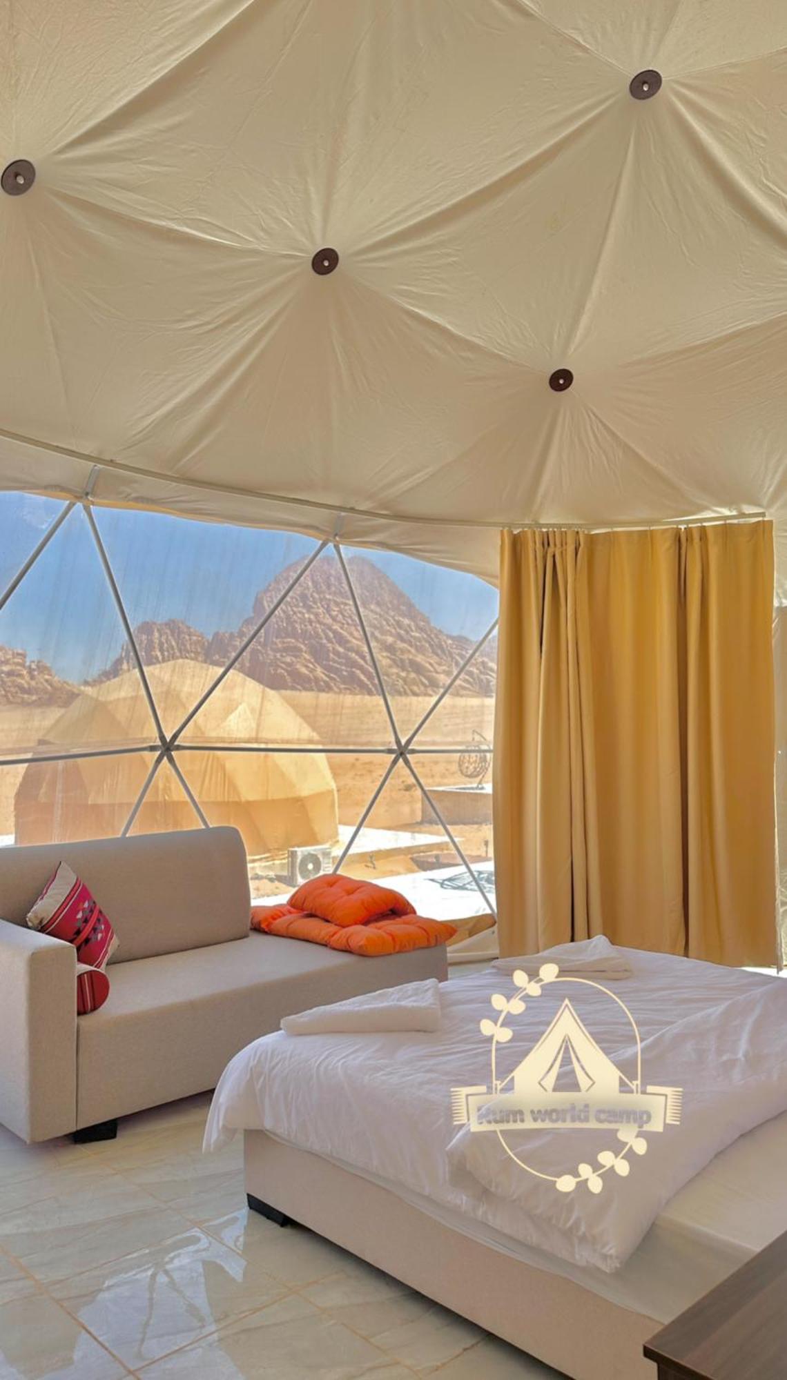 Rum World Bubble Luxury Camp Вади Рум Екстериор снимка