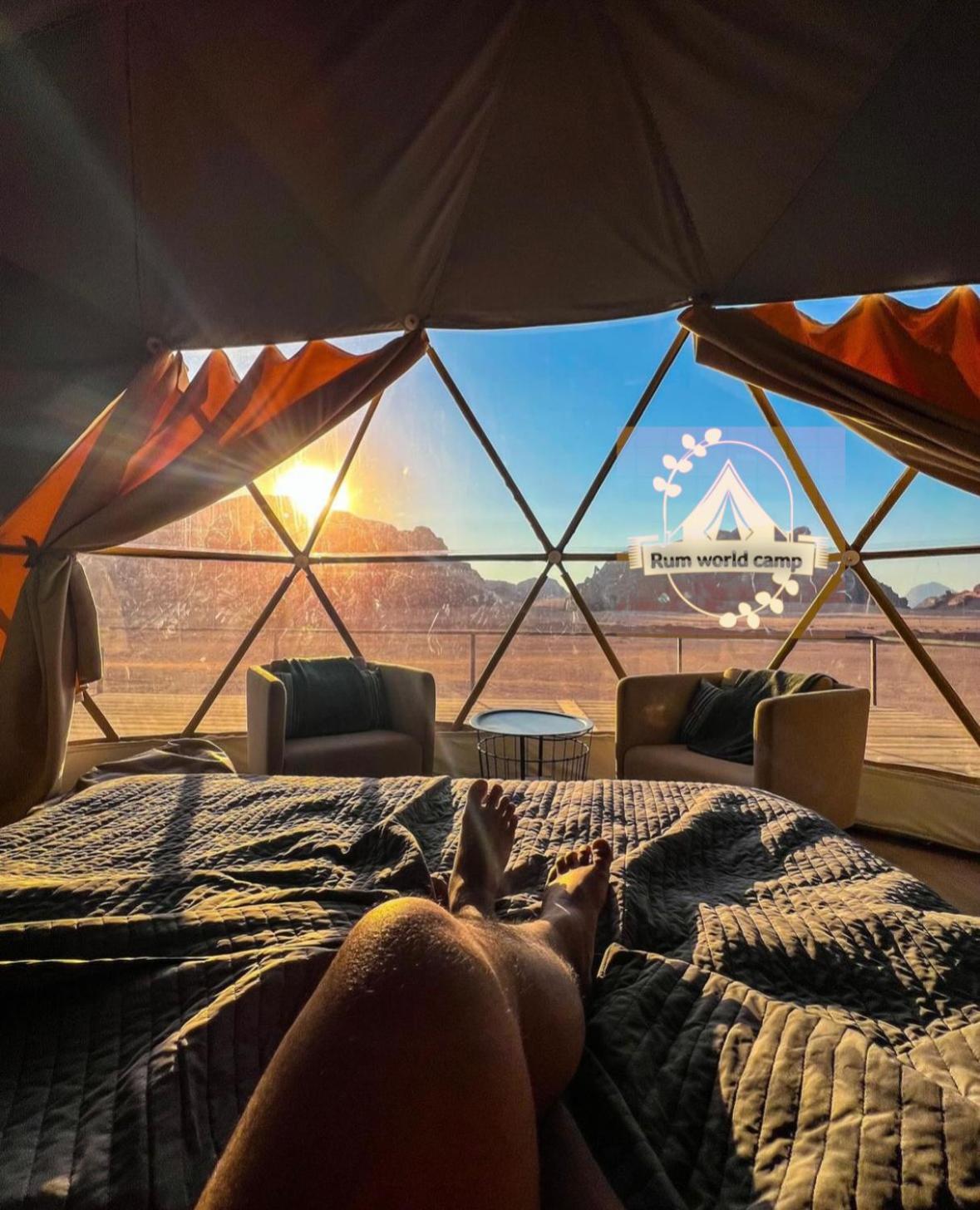 Rum World Bubble Luxury Camp Вади Рум Екстериор снимка