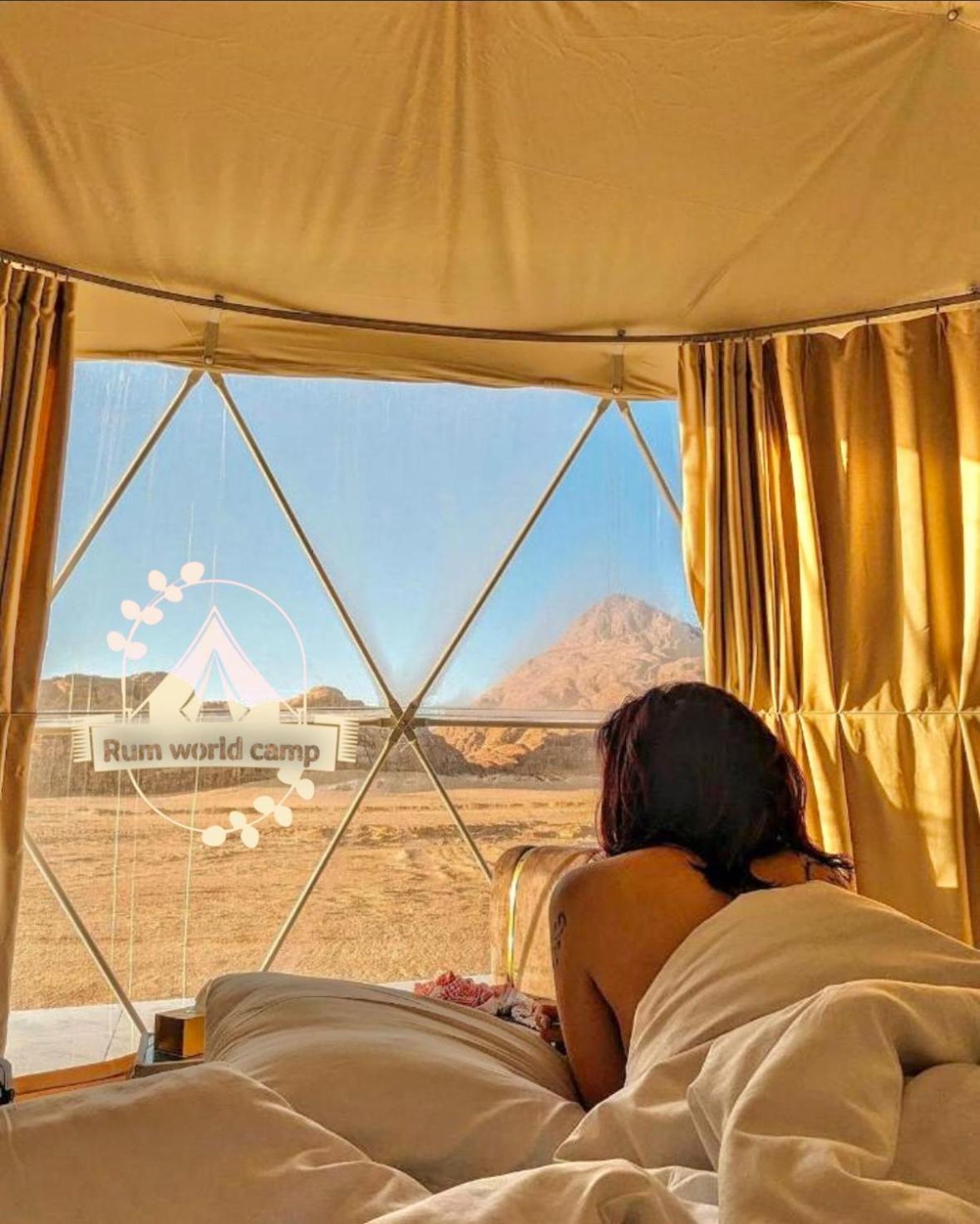 Rum World Bubble Luxury Camp Вади Рум Екстериор снимка