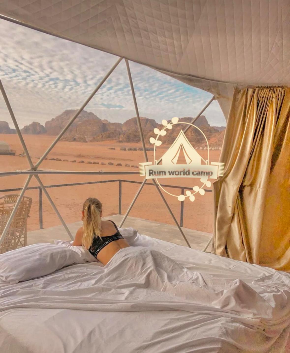 Rum World Bubble Luxury Camp Вади Рум Екстериор снимка