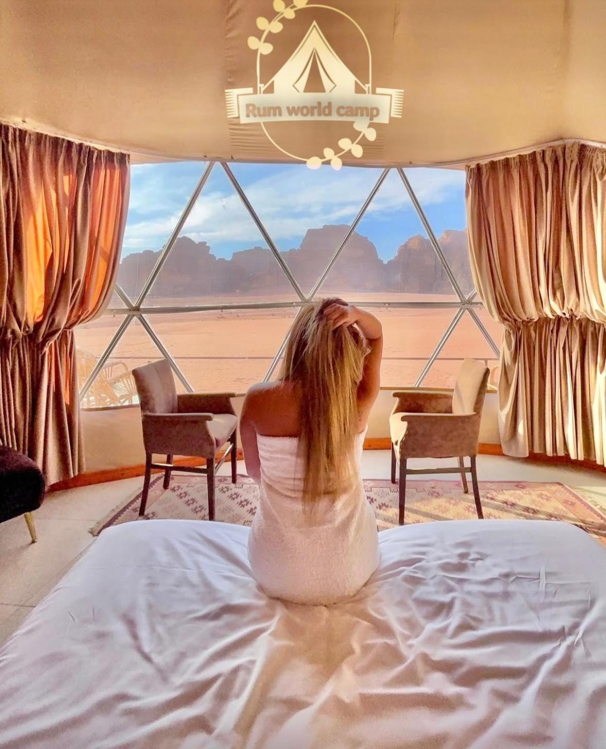Rum World Bubble Luxury Camp Вади Рум Екстериор снимка