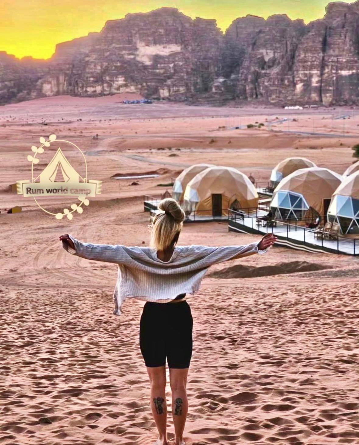 Rum World Bubble Luxury Camp Вади Рум Екстериор снимка